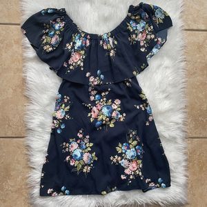 TOPSHOP Mini Floral Dress